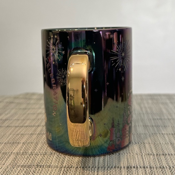 NEW!! Disney Parks Disneyworld 50th Anniversary Iridescent Coffee Mug - Picture 6 of 11